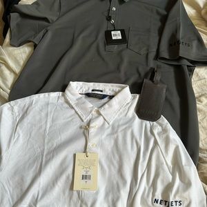 2 XL Polo Ralph Lauren Golf Polos with Netjets logo…NWT